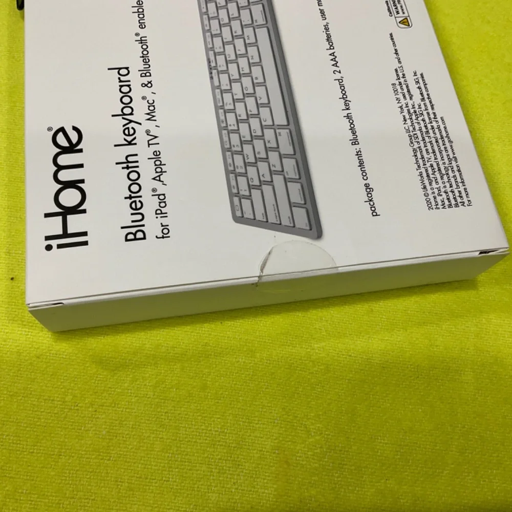 BRAND NEW - SEALED BOX - iHome Bluetooth Keyboard for Bluetooth enabled devices